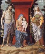 Andrea Mantegna The Virgin and Child with the Magadalen and Saint John the Baptist oil painting image